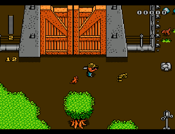 Jurassic Park - NES game screenshot (1993) by Ocean